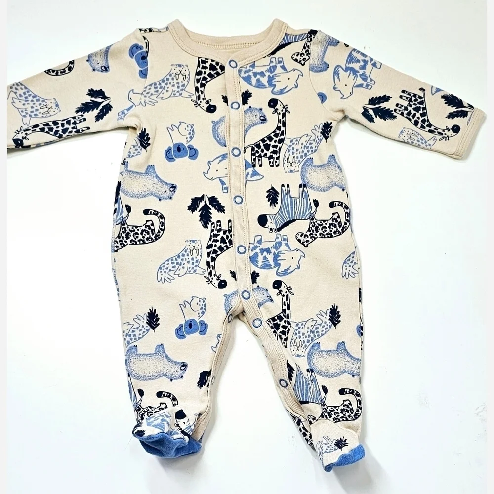 3-6M Baby Boys Hello Onesies 2pcs Set